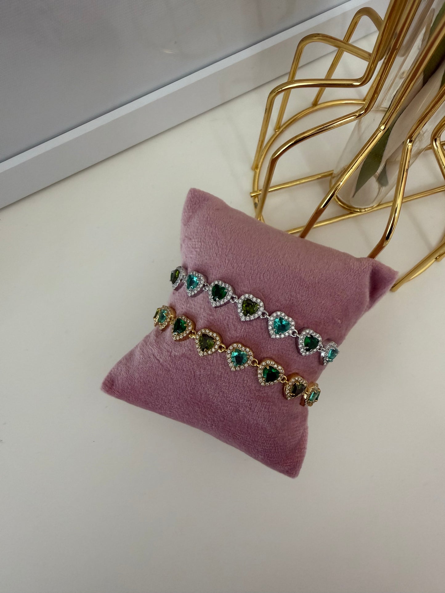 Bracciale amour verde