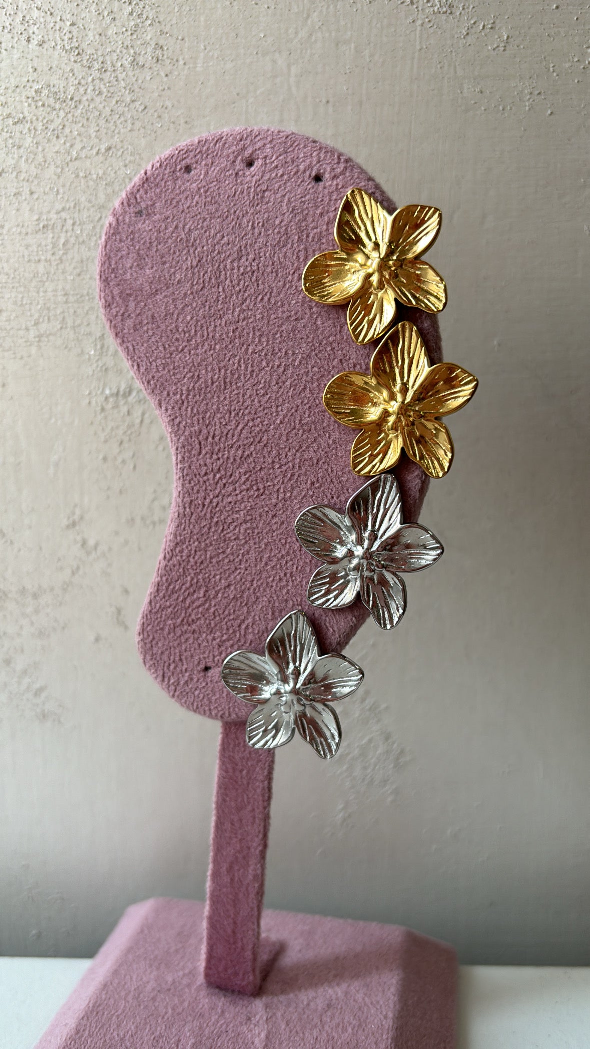 Orecchini fiore vintage