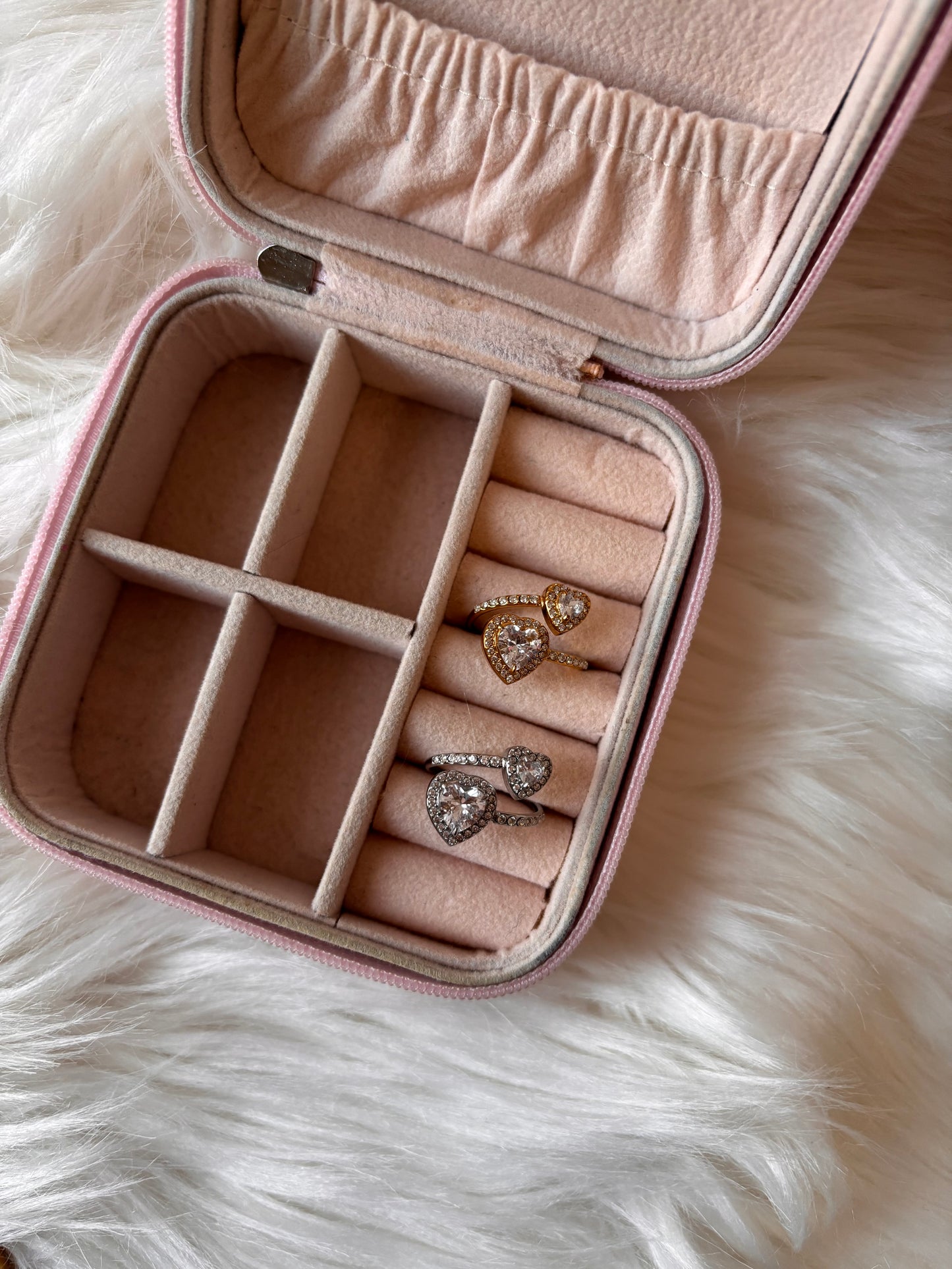 Anello duo di cuori