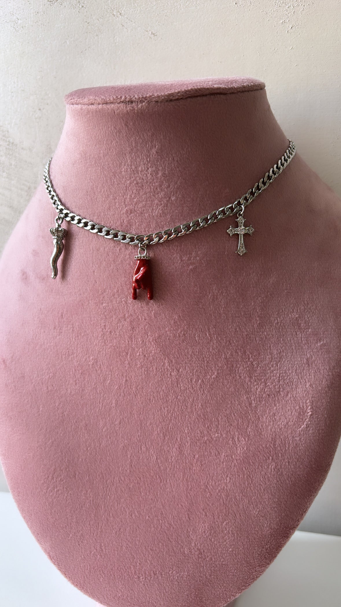 Collana multi charms