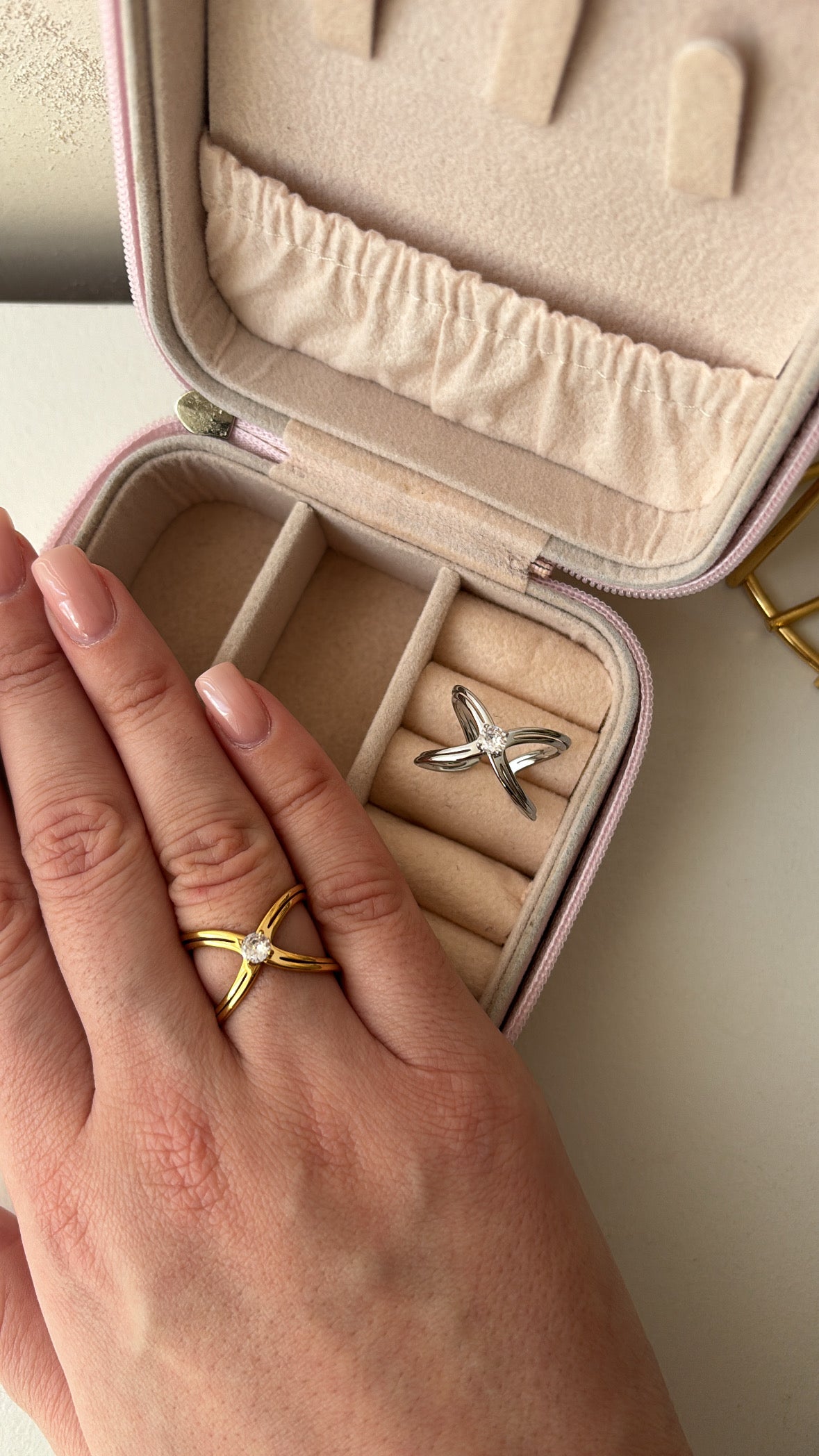 Anello incrocio punto luce