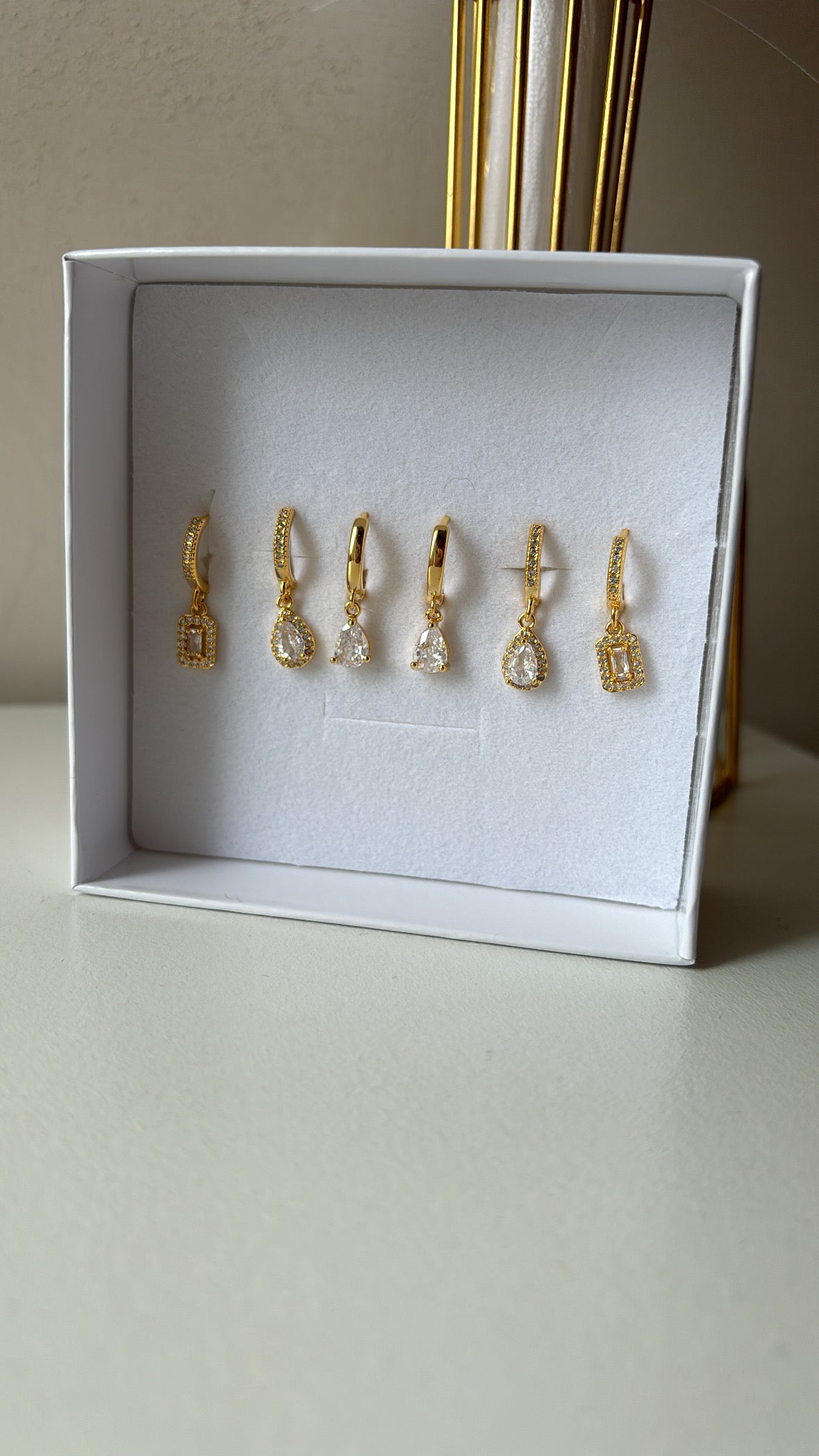 Set orecchini luce