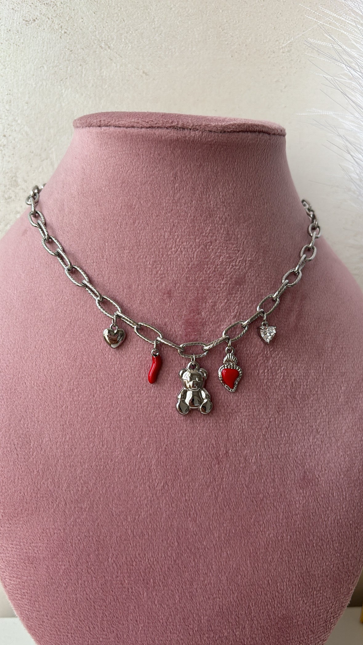 Collana multicharms sweet