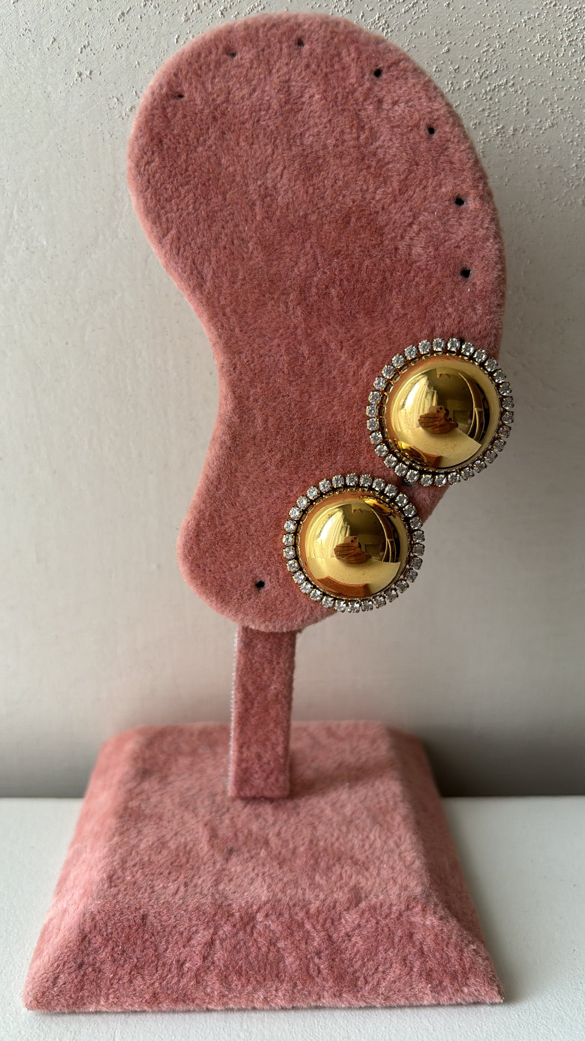 Orecchini bottone luxury