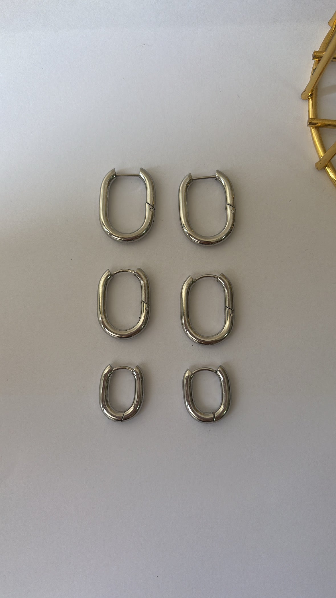 Set orecchini rectangle