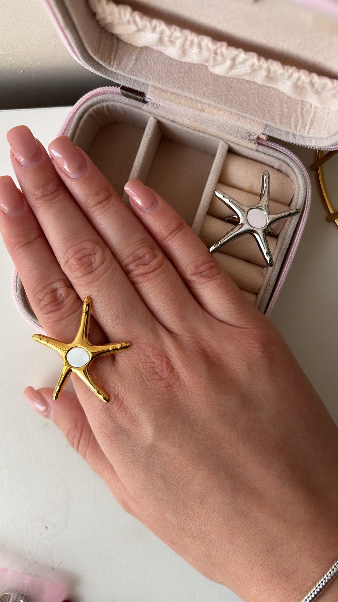 Anello stella marina big