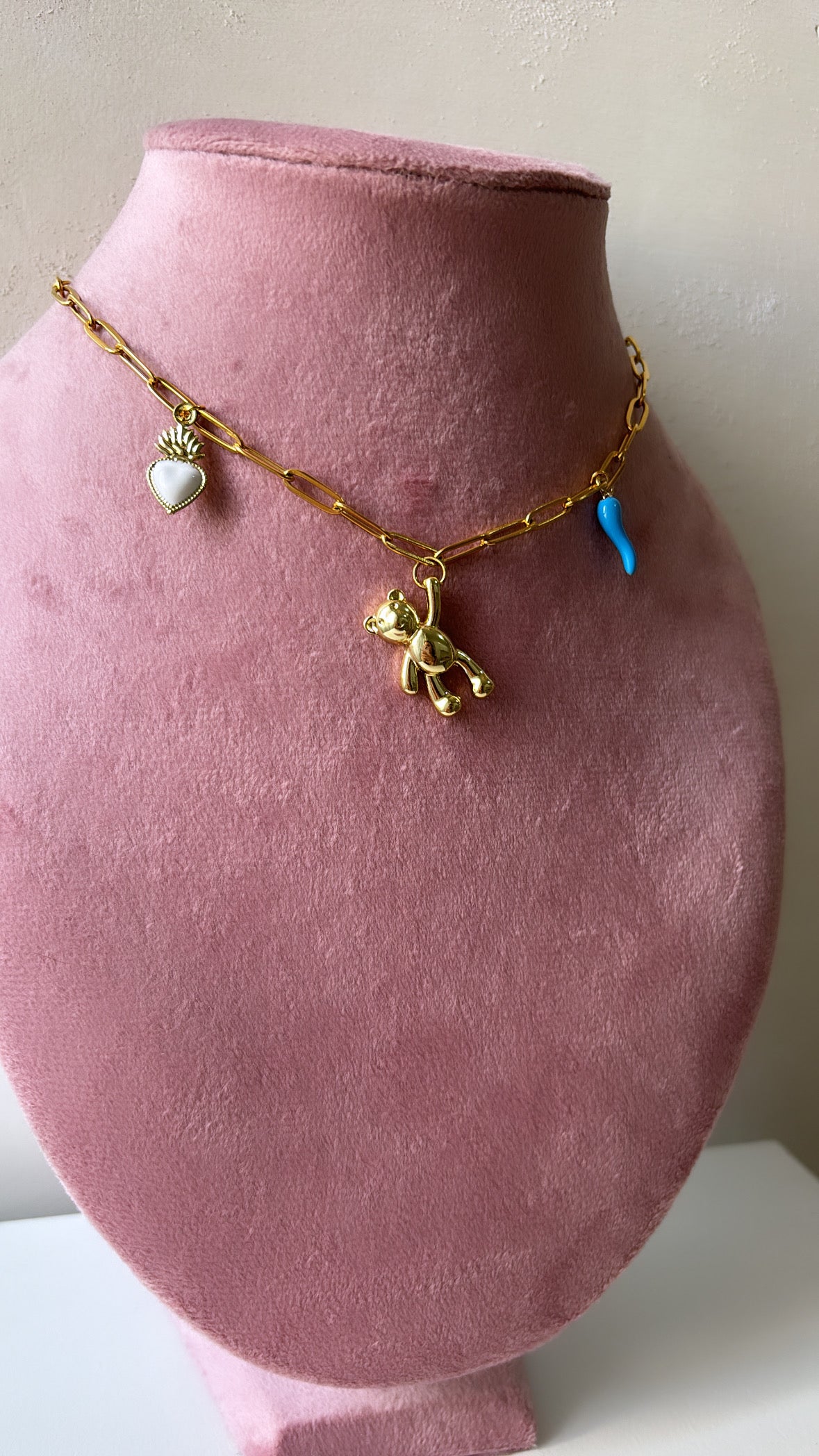Collana multi charms
