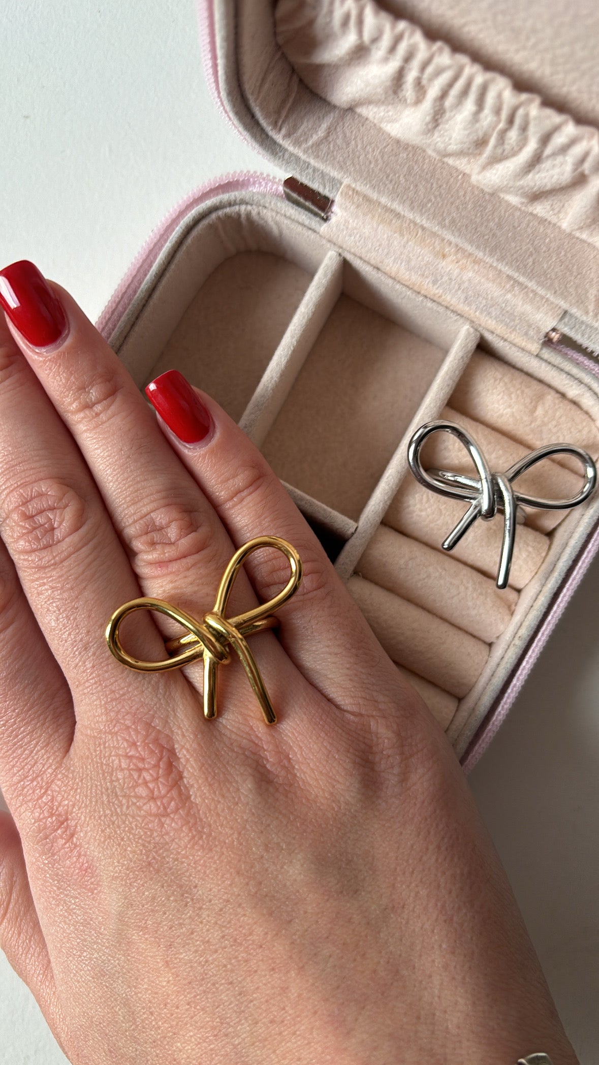 Anello fiocco maxi