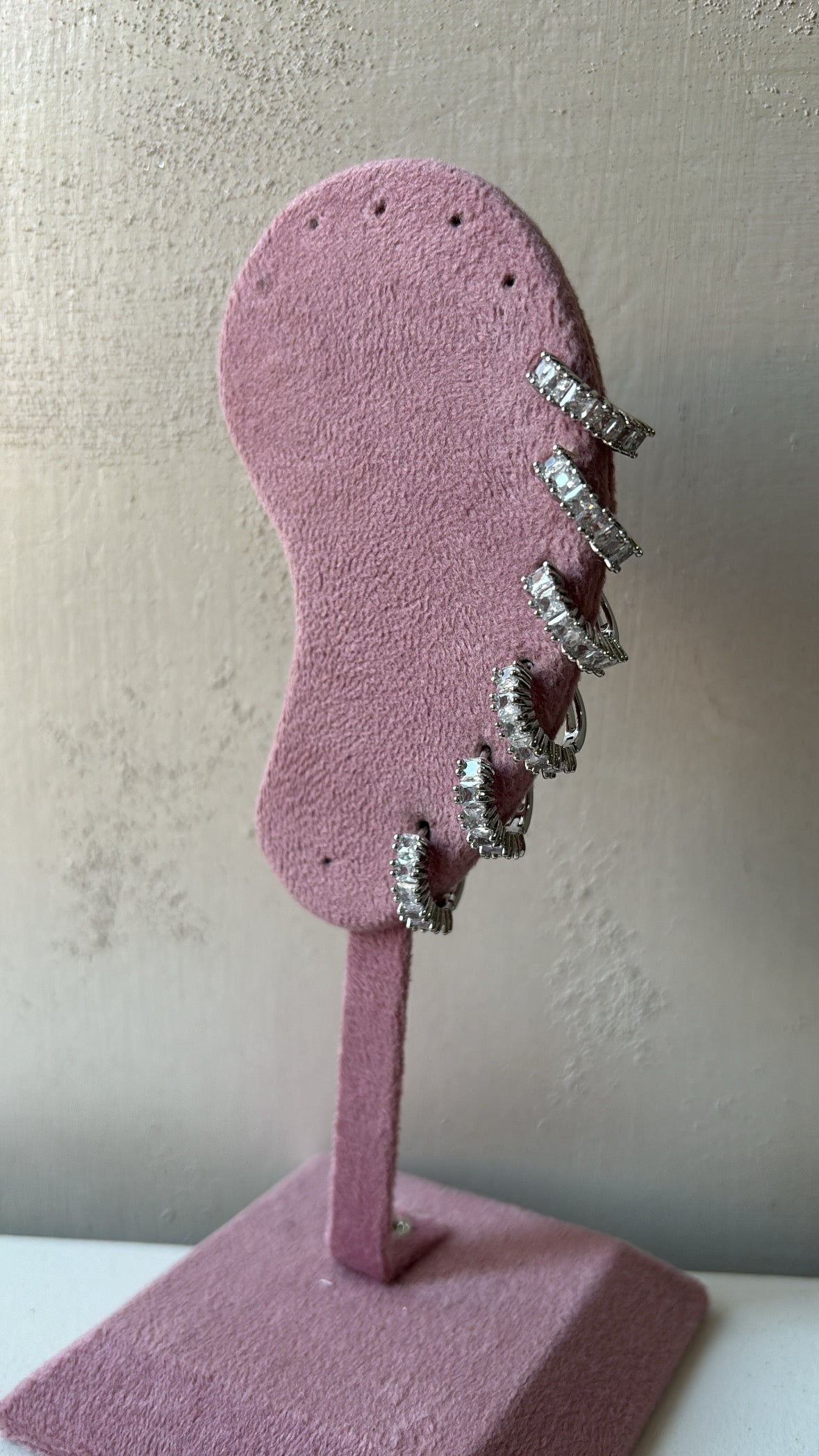 Set orecchini baguette