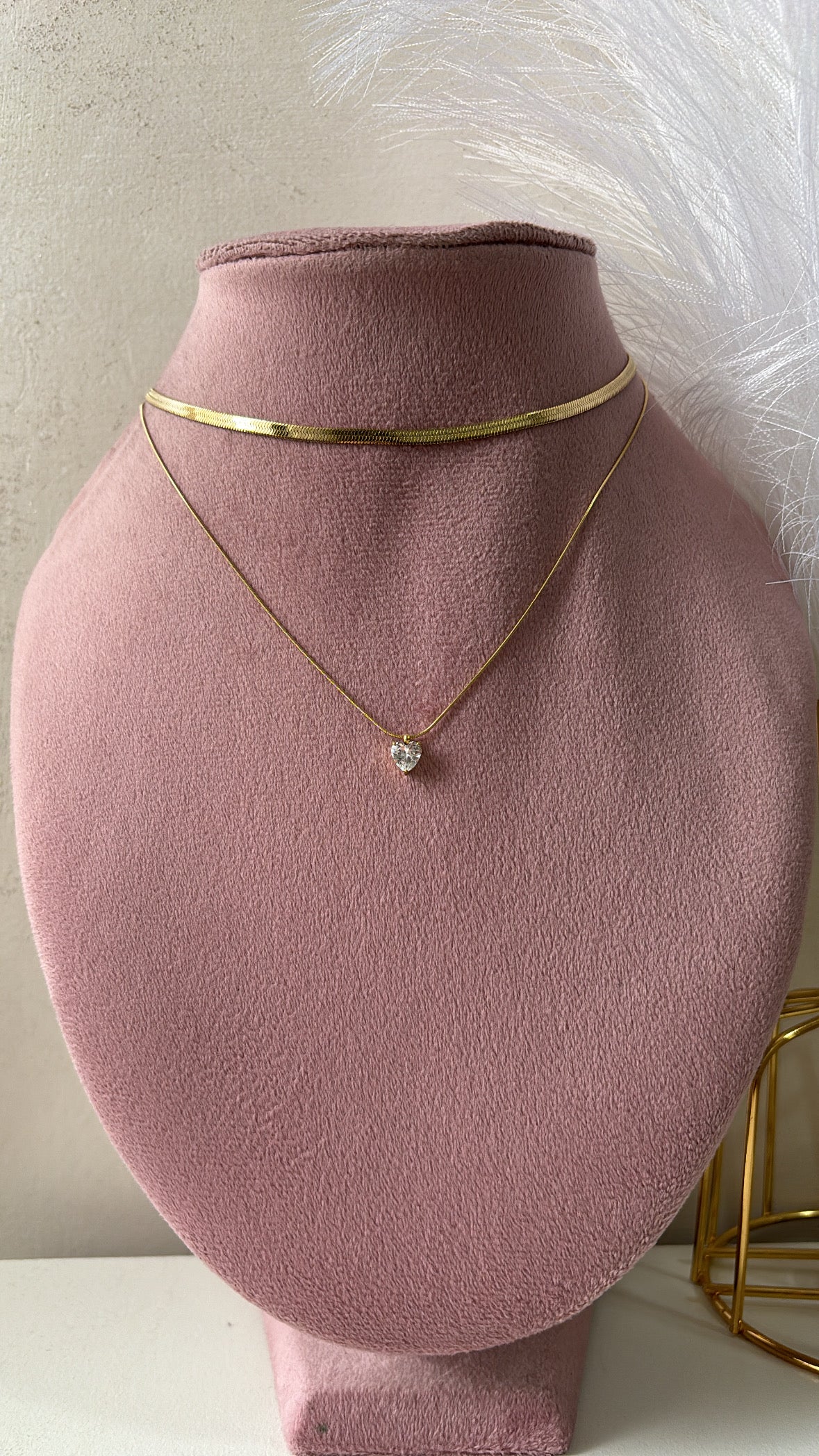 Collana snake punto luce