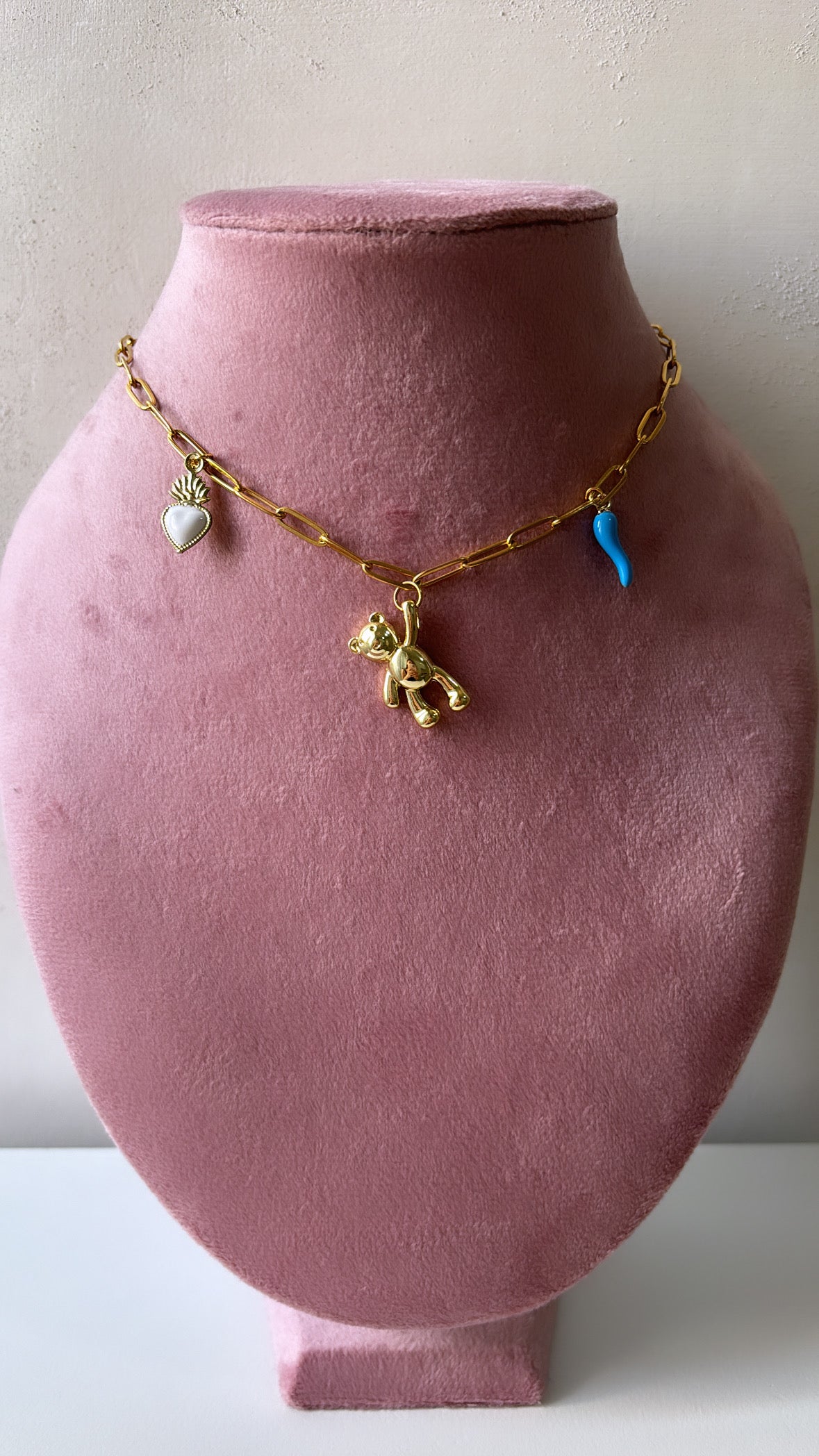 Collana multi charms