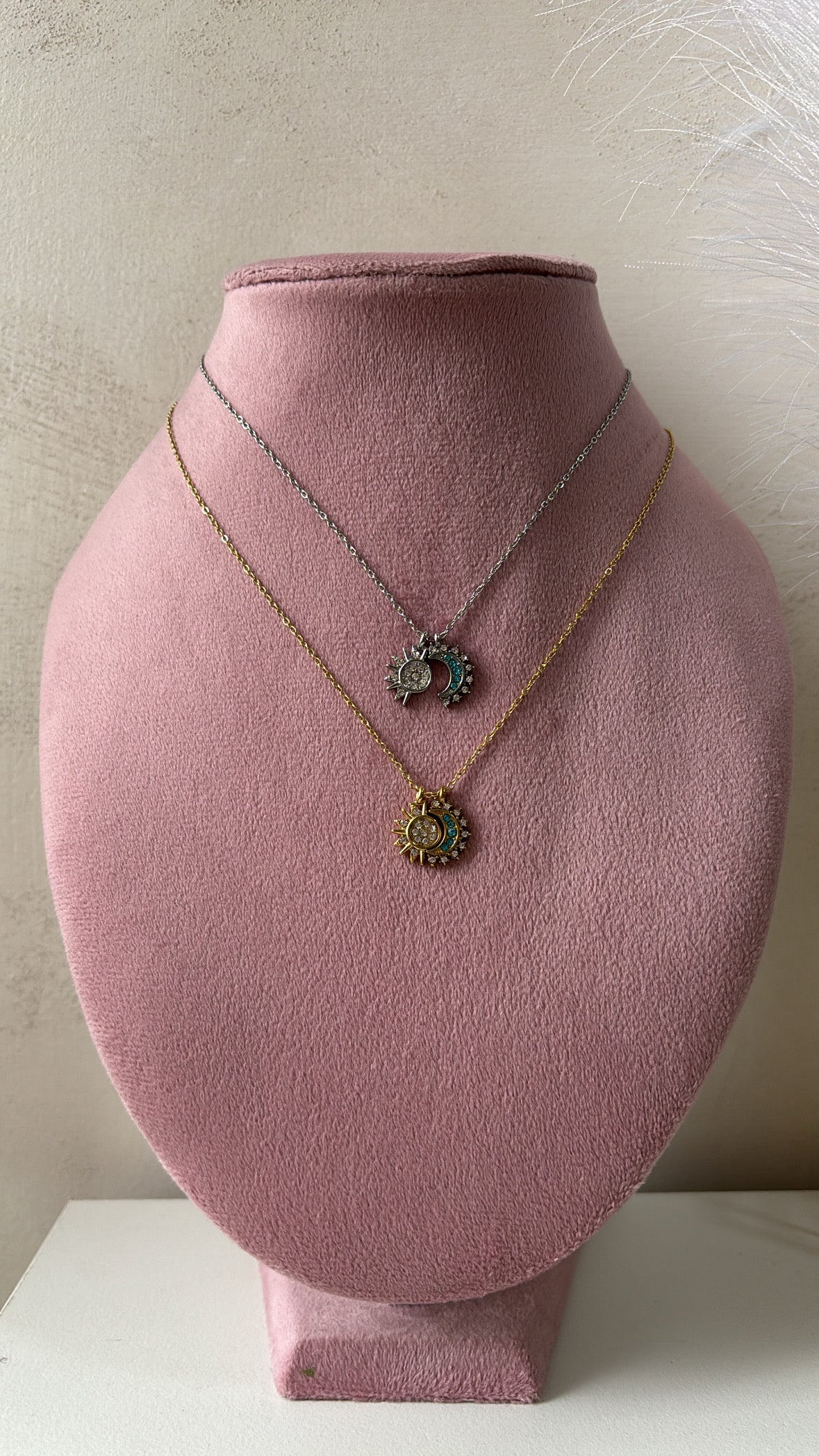 Collana sole e luna