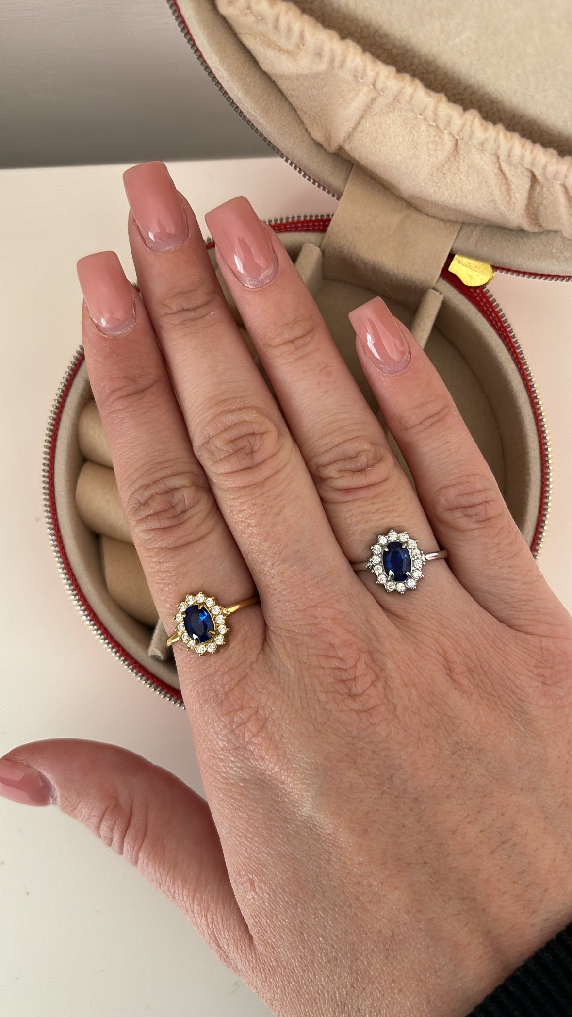 Anello kate blu
