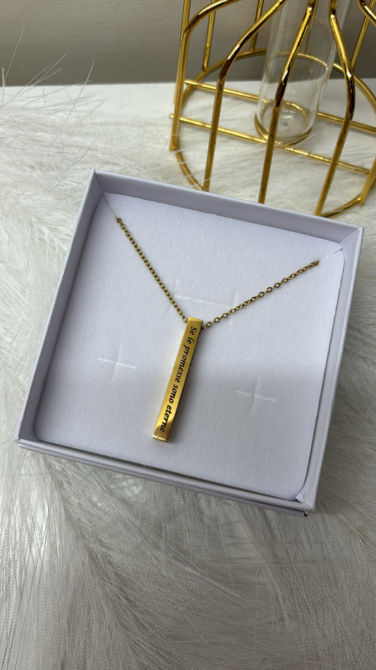 Collana tube personalizzabile