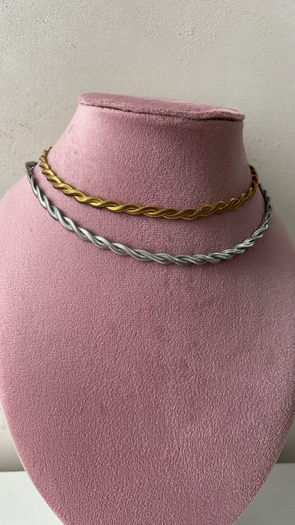 Collana treccia