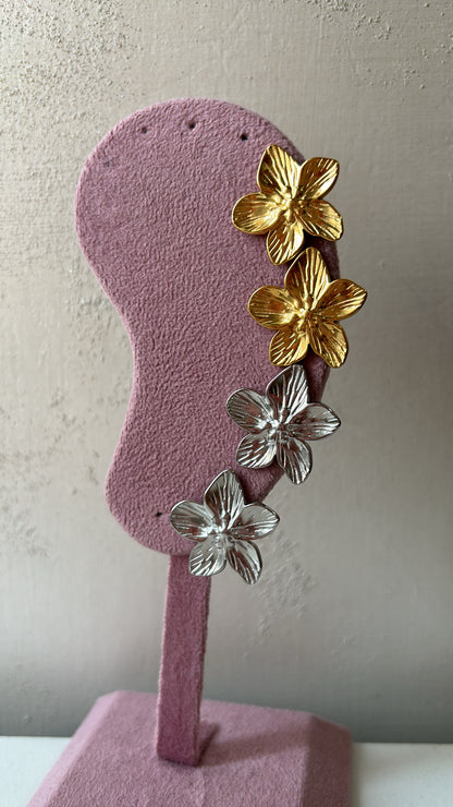 Orecchini fiore vintage