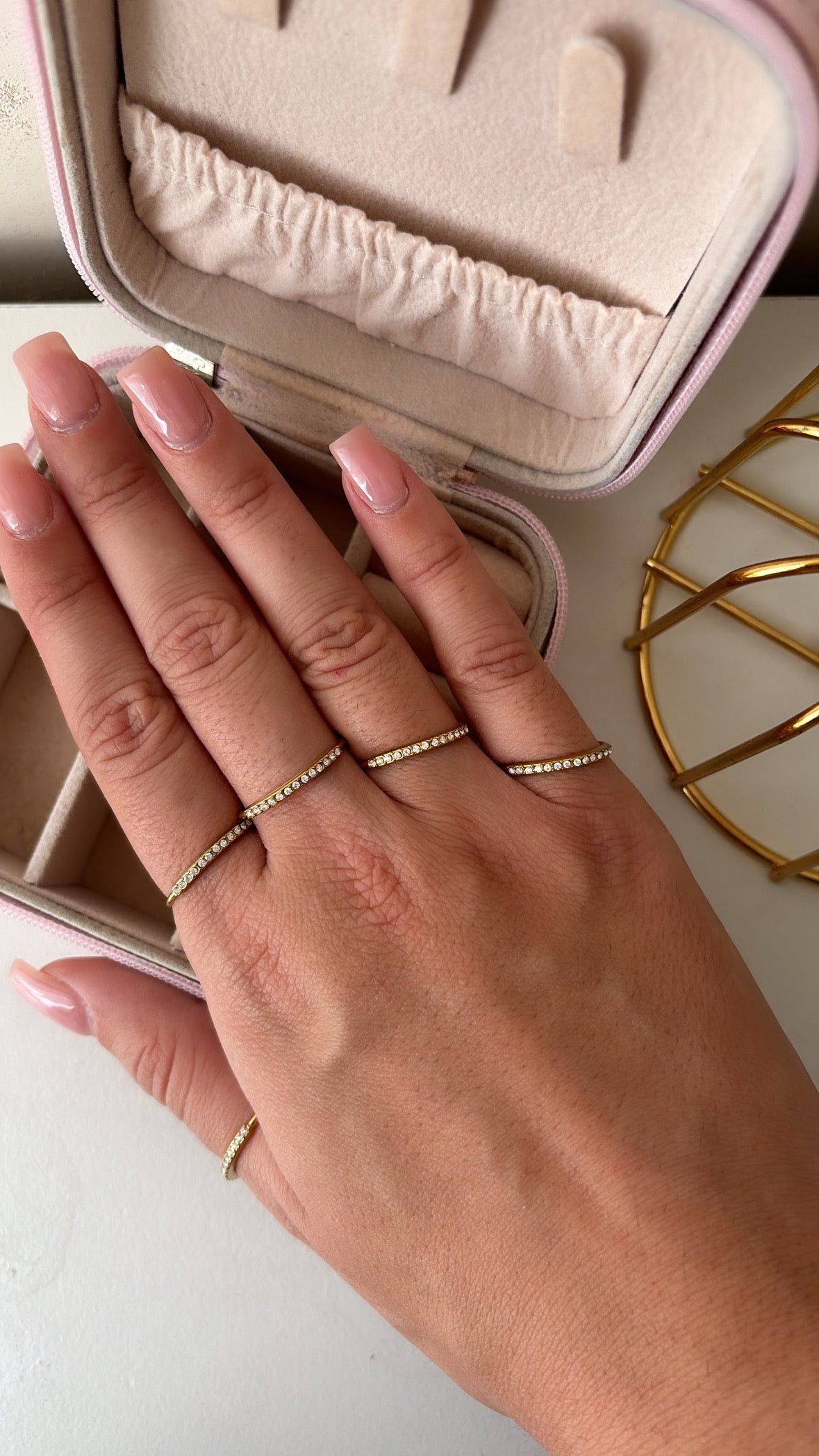 Set di 5 fedine luxury