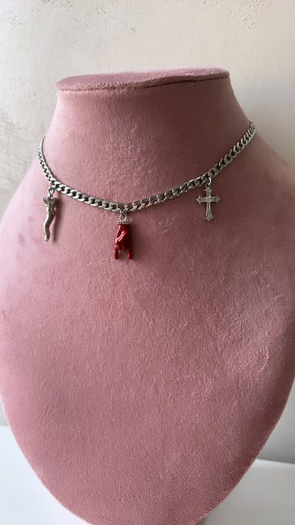Collana multi charms