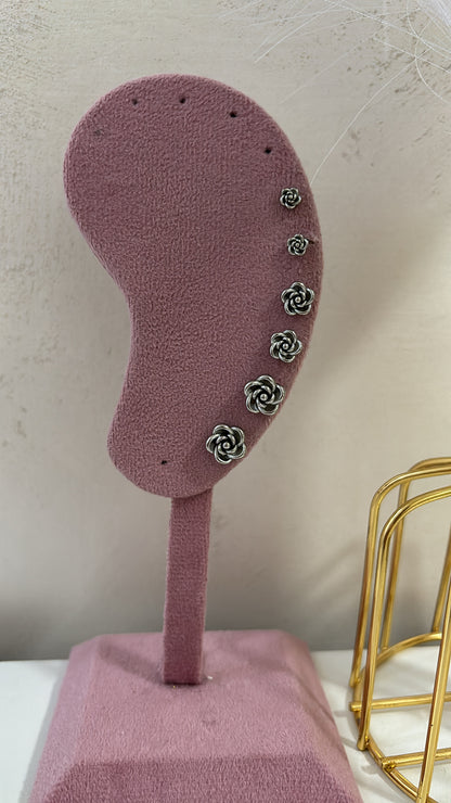 Set Orecchini rose a lobo
