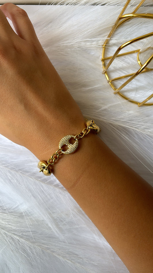 Bracciale ovale shine