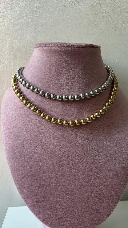 Collana multisfere sonaglio