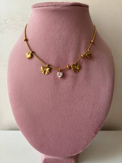 Collana fiocchi pendenti