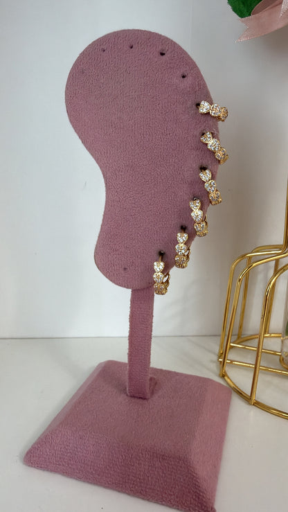 Set orecchini cuoricini