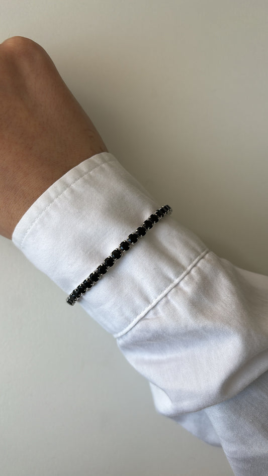 bracciale Tennis nero