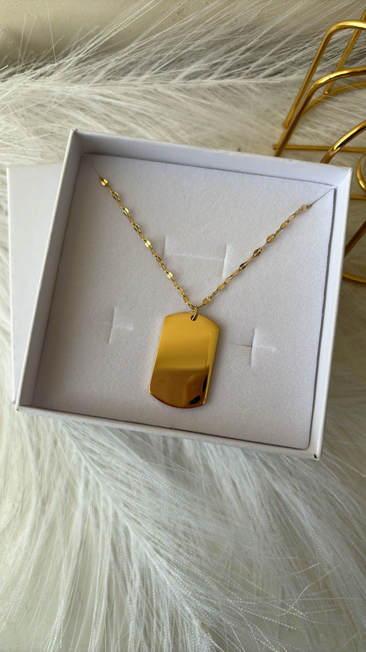 Collana dedica personalizzabile
