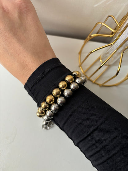 Bracciale multisfere sonaglio 10mm