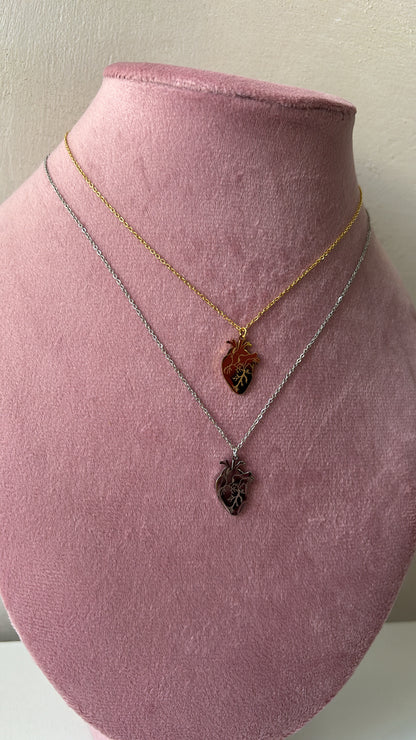 Collana cuore anatomico