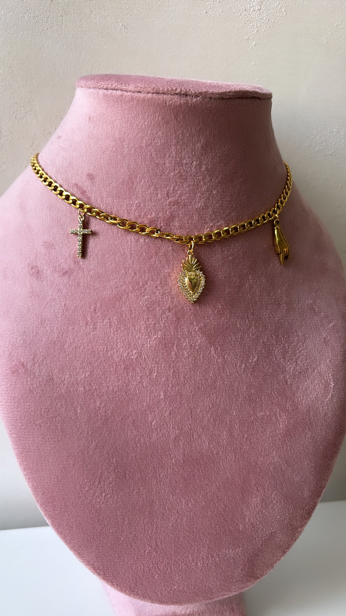 Collana multi charms