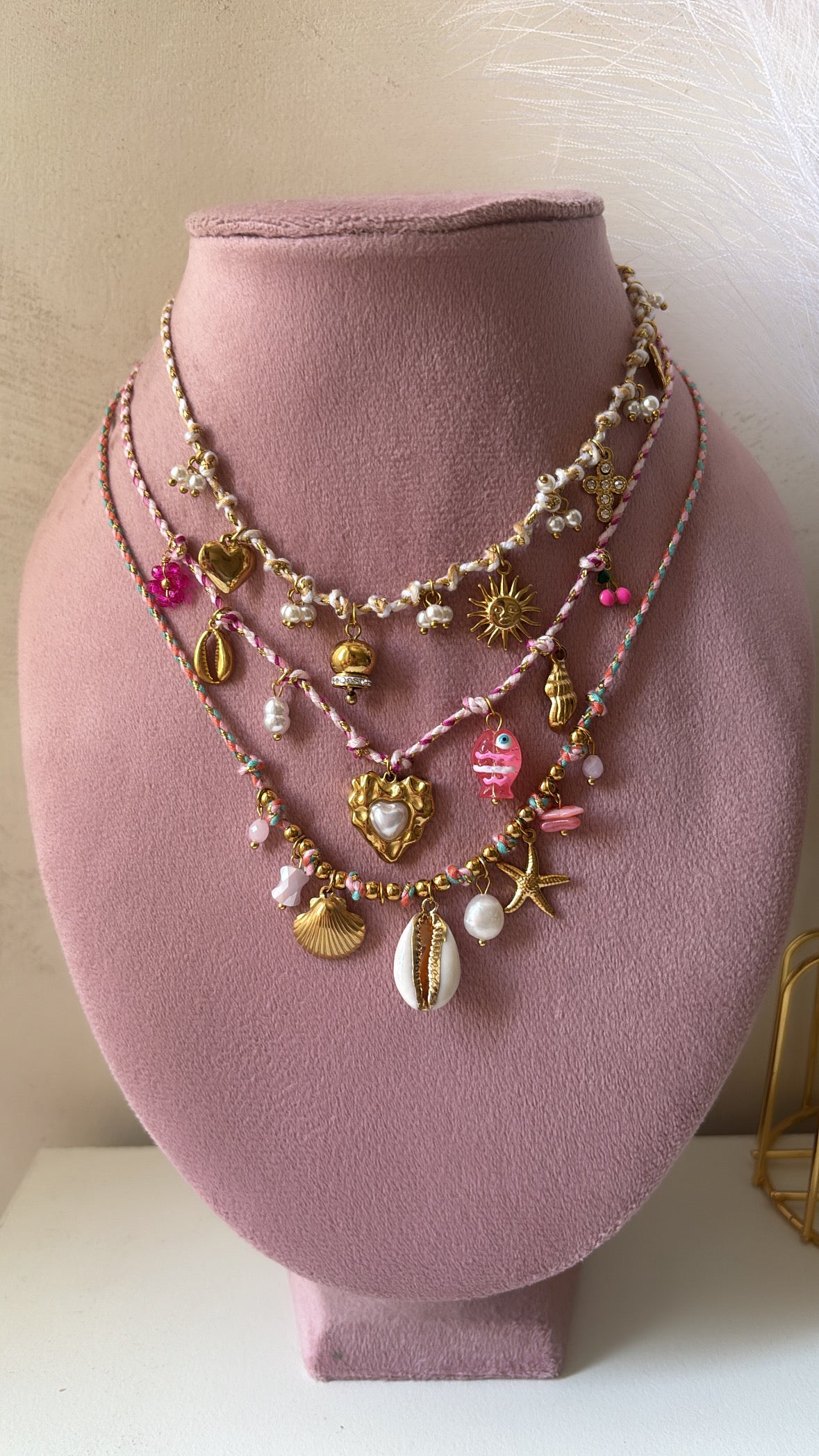 Collana charms marini