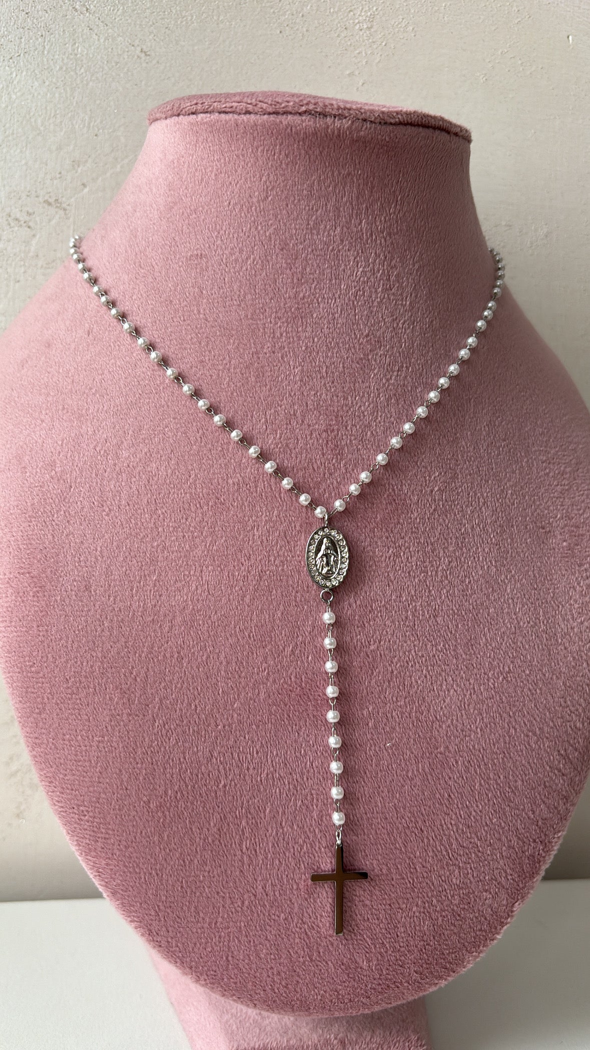 Collana Rosario pearl