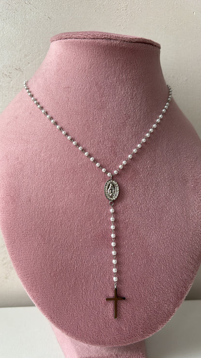 Collana Rosario pearl