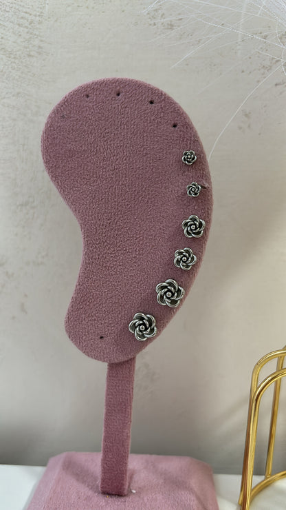 Set Orecchini rose a lobo