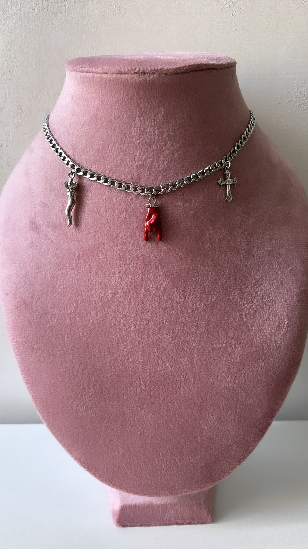 Collana multi charms