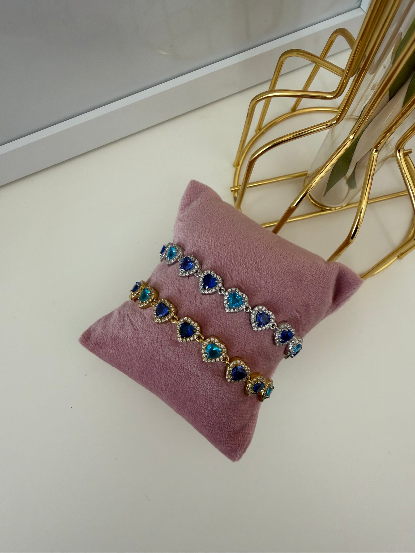 Bracciale amour azzurro