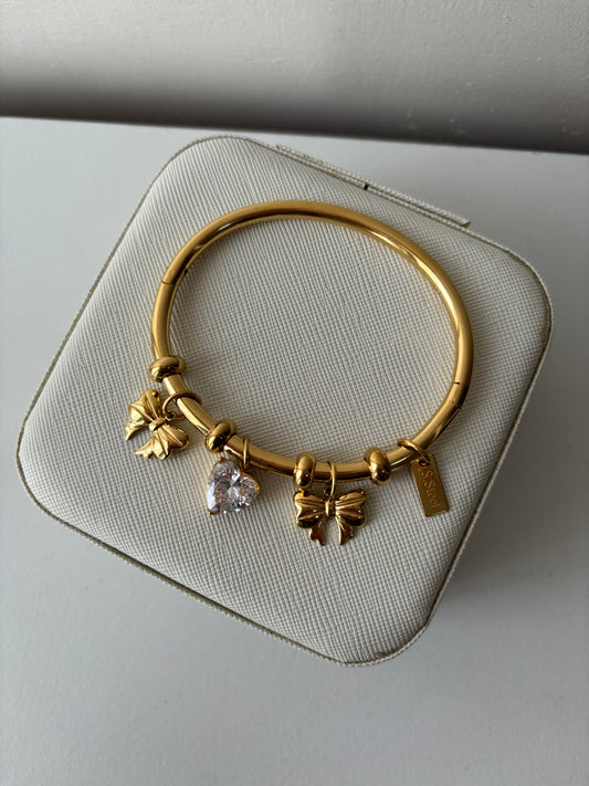 Bracciale rigido fiocchetti