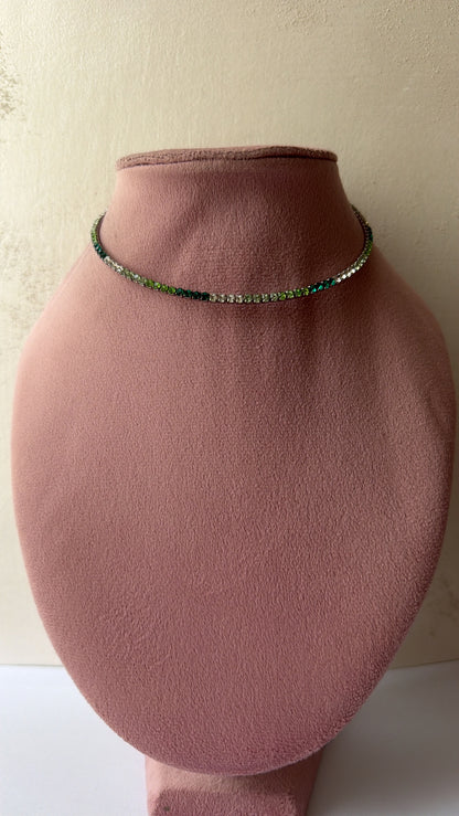 Collana semi rigida green