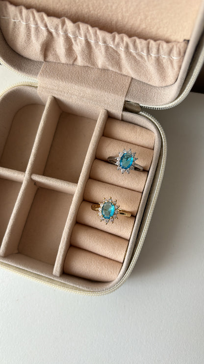 Anello kate azzurro