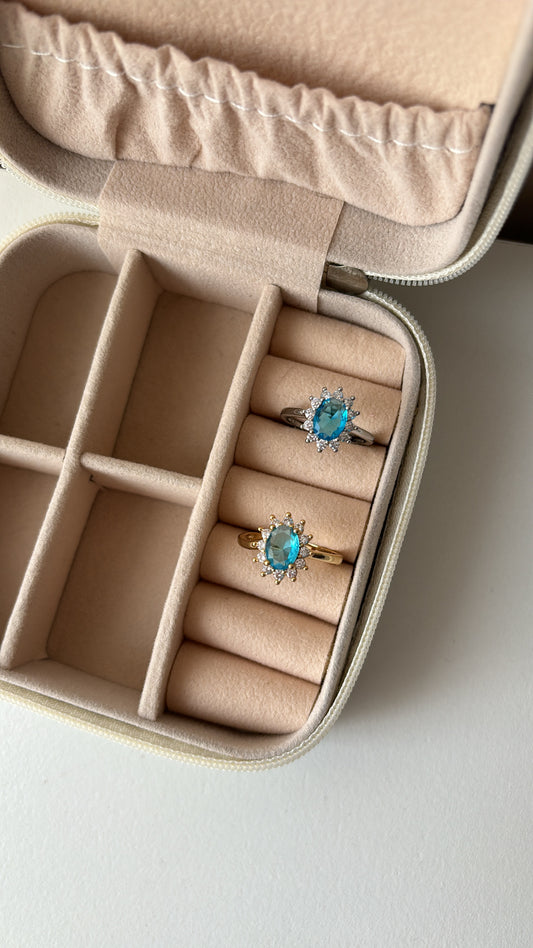 Anello kate azzurro