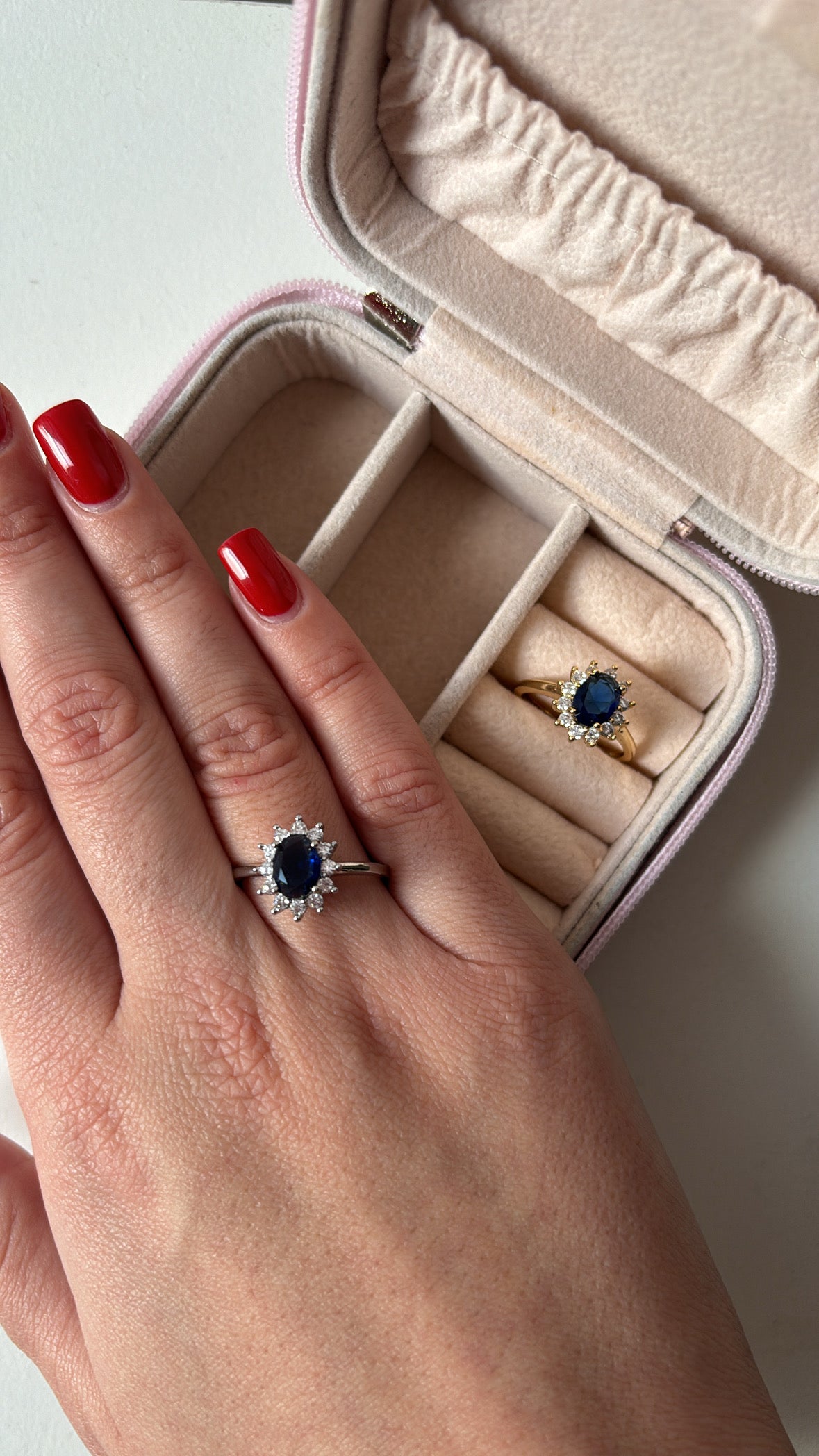 Anello kate blu