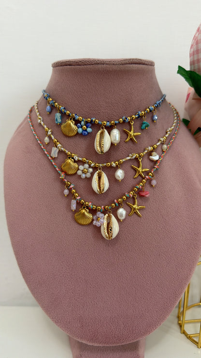Collana charms marini