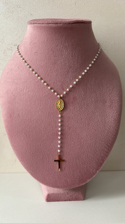 Collana Rosario pearl
