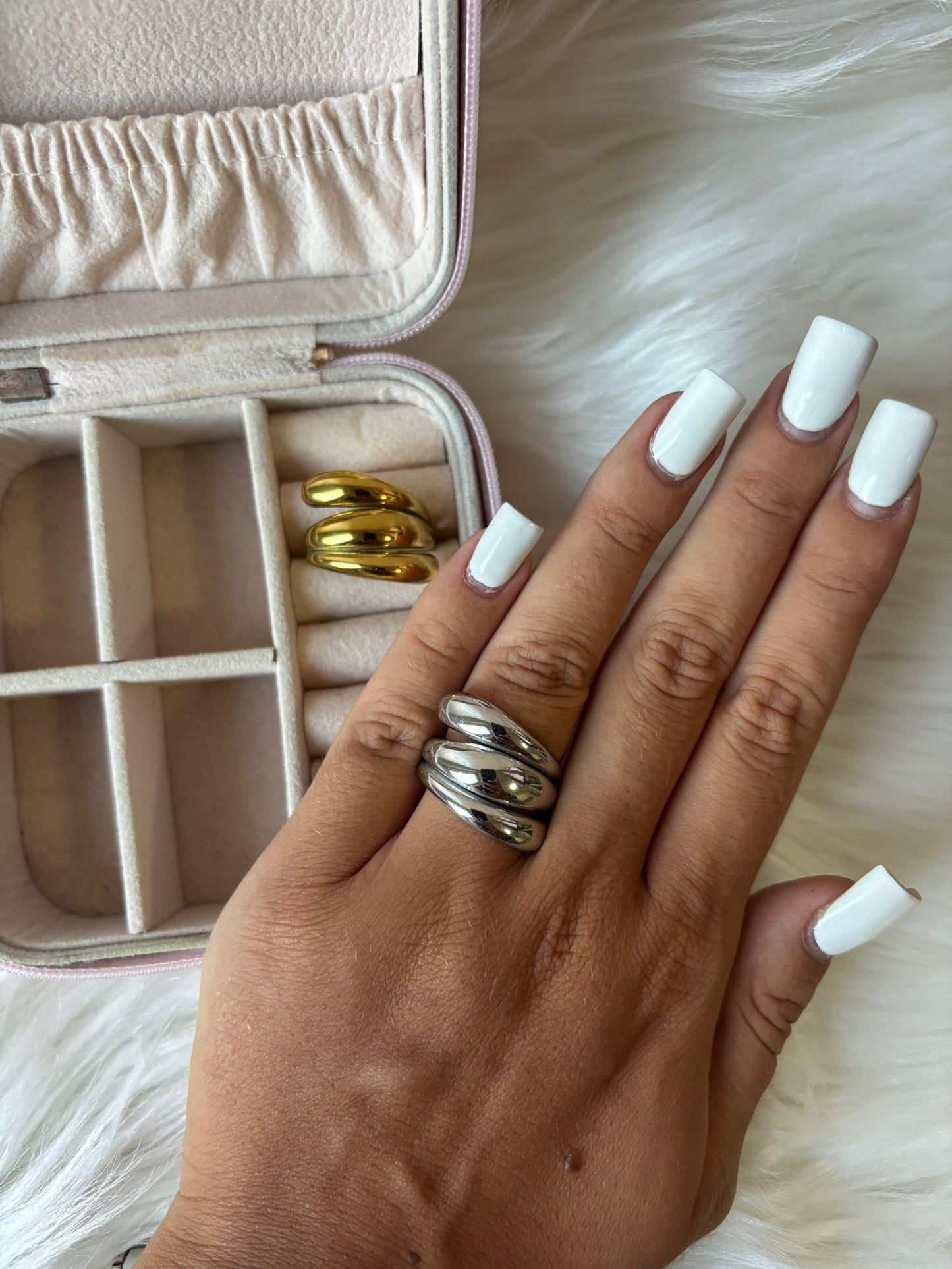 Anello chunky twist