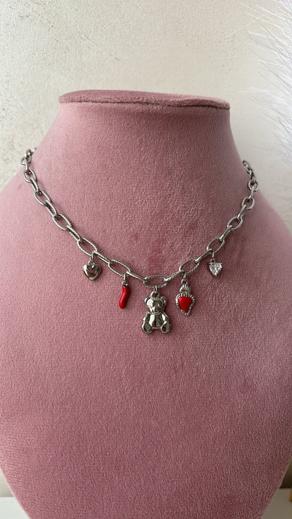 Collana multicharms sweet
