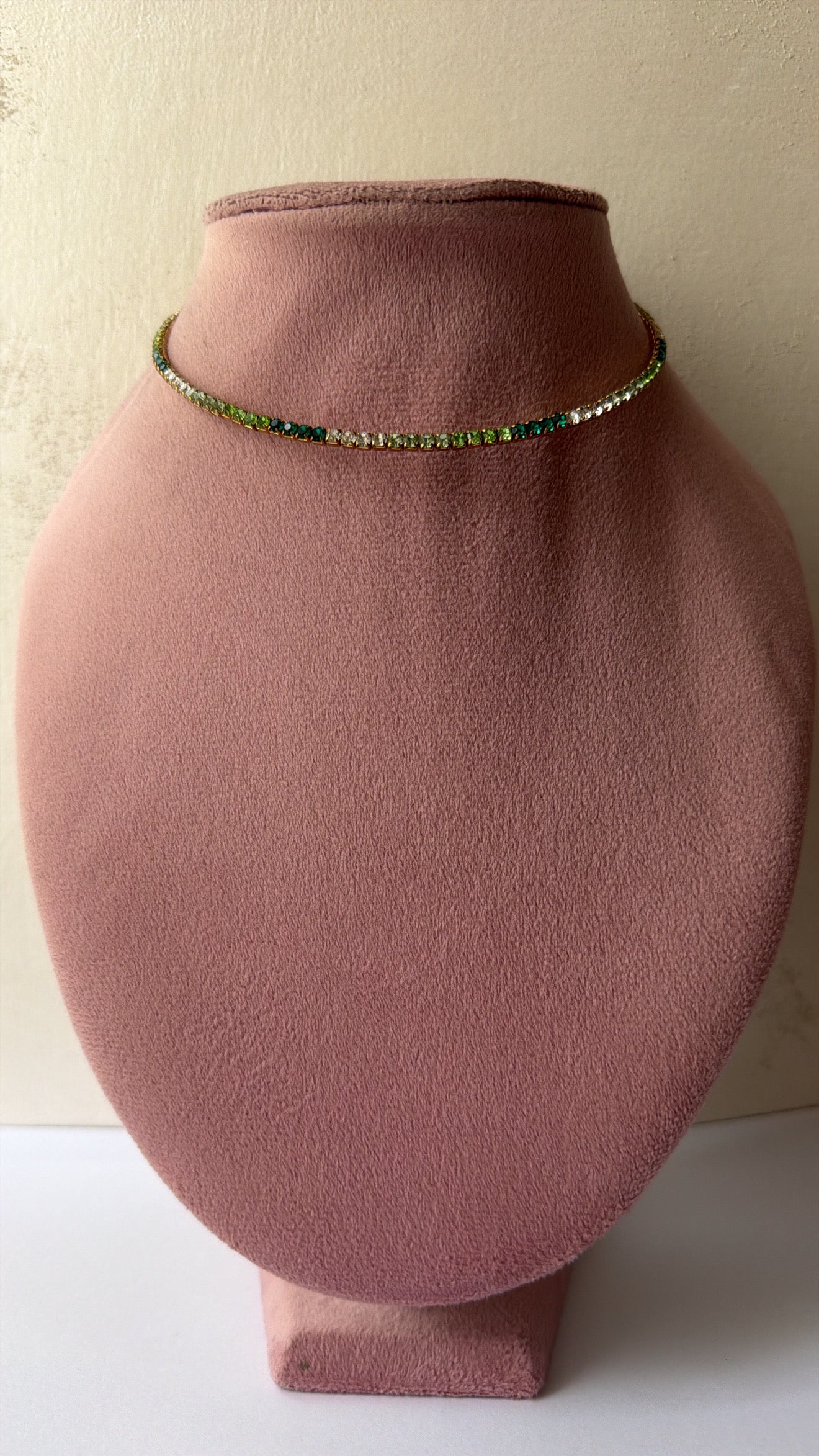 Collana semi rigida green