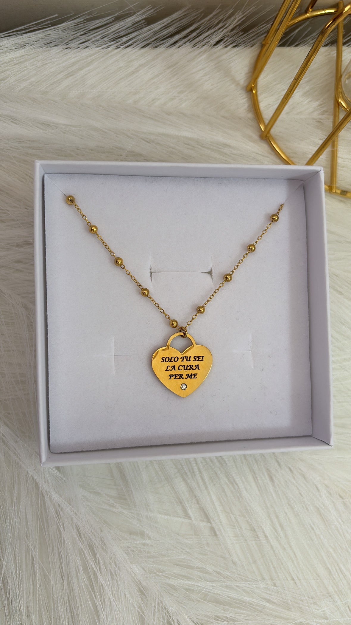 Collana cuoricino personalizzabile