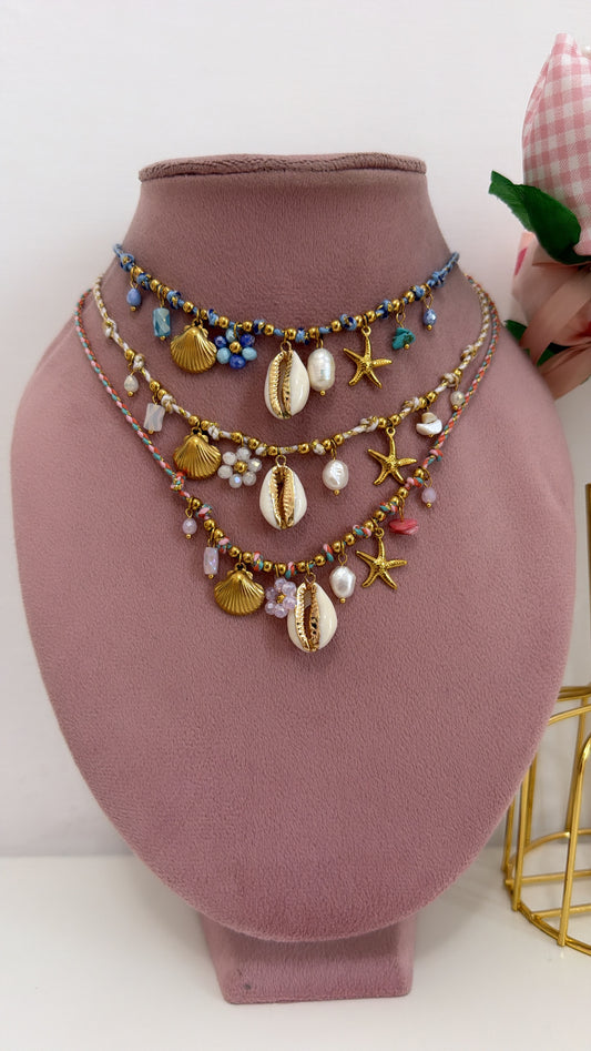 Collana charms marini